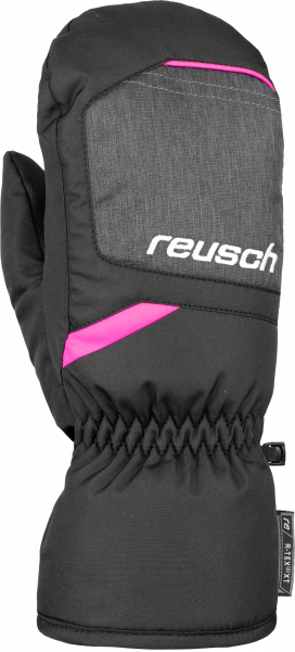 Reusch Bennet R-TEX® XT Junior Mitten 6061506 7771 black grey pink front